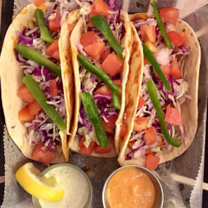 Fish Tacos Lunch on Pensacola Beach, FL